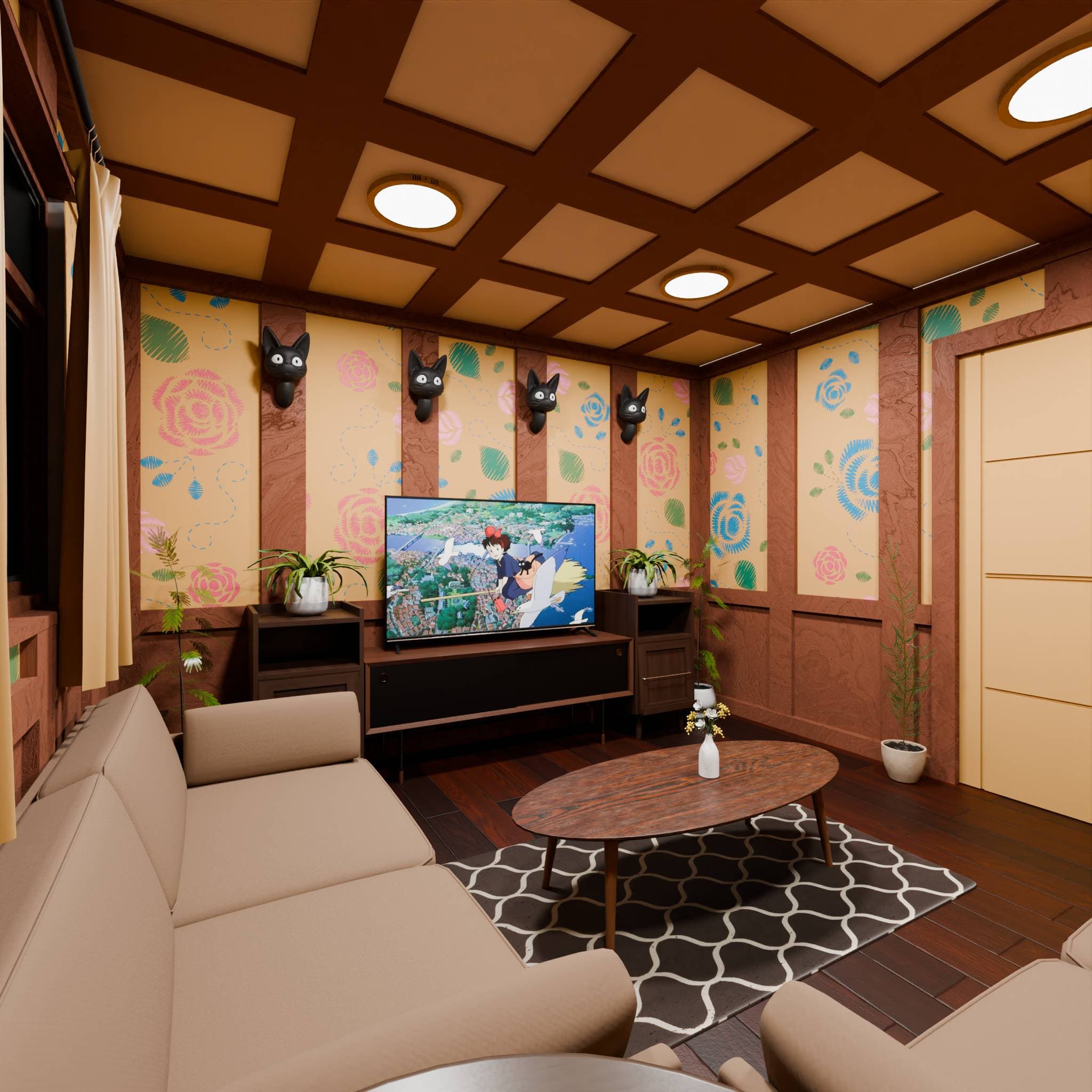 Ghibli Interior Room Design — 3