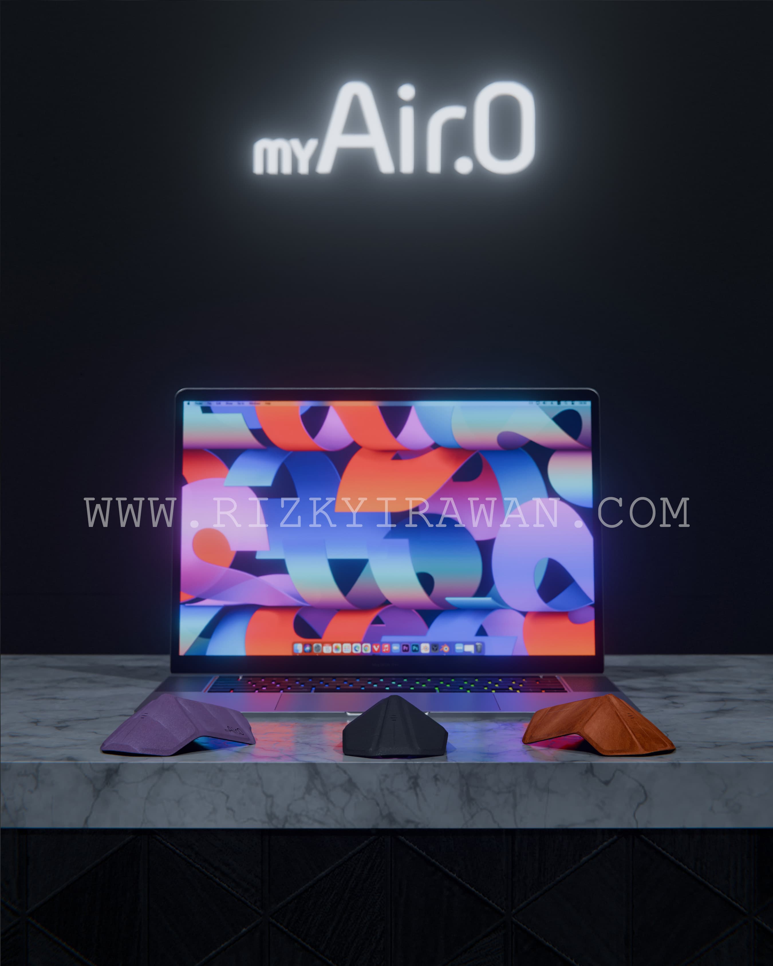 MyAir0 — 3D Product Render — 3
